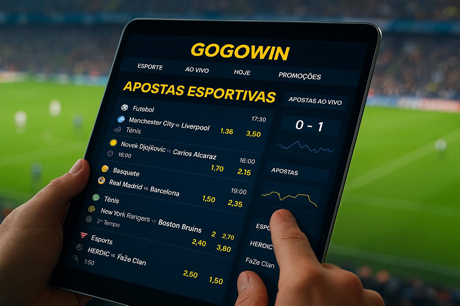 Aposte em apostas esportivas no cassino online GOGOWIN  