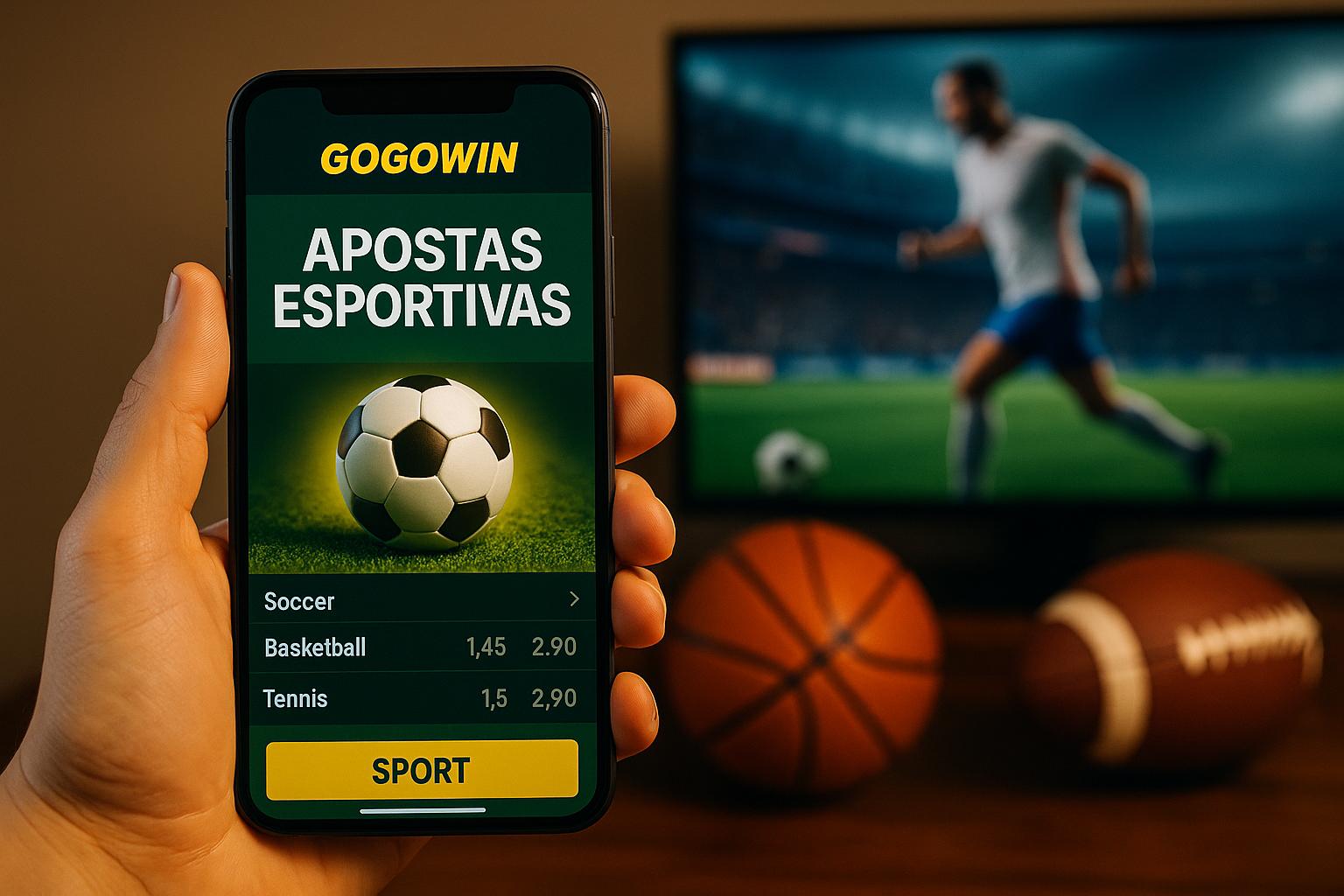 Apostas esportivas no cassino online GOGOWIN  